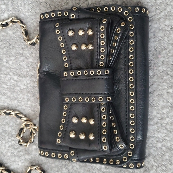 Rebecca Minkoff leather bow mini chain satchel - Picture 2 of 7